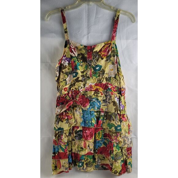 Argee Dresses & Skirts - Argee Sz L Sleeveless Floral Tiered Mini Dress